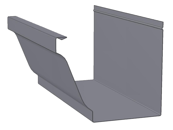 6-inch commercial gutter